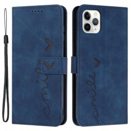 Coverup Smile Book Case - iPhone 15 Pro Hoesje - Blauw