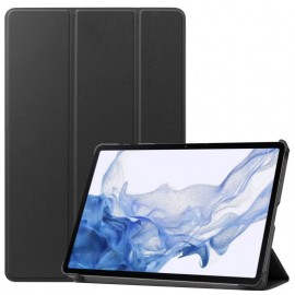 Tri-Fold Book Case met Wake/Sleep - Samsung Galaxy Tab S9 Hoesje - Zwart
