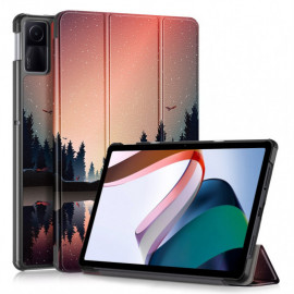 Tri-Fold Book Case met Wake/Sleep - Xiaomi Redmi Pad SE Hoesje - Dusk
