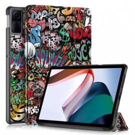 Tri-Fold Book Case met Wake/Sleep - Xiaomi Redmi Pad SE Hoesje - Graffiti