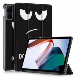 Tri-Fold Book Case met Wake/Sleep - Xiaomi Redmi Pad SE Hoesje - Don't Touch