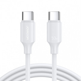 JOYROOM PD 60W Fast Charge Kabel - USB-C naar USB-C - 1 meter - Wit