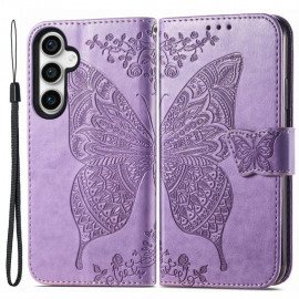 Coverup Vlinder Book Case - Samsung Galaxy S23 FE Hoesje - Paars