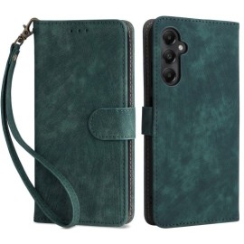 Coverup Book Case met Koord - Samsung Galaxy A05s Hoesje - Groen