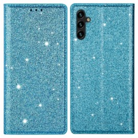 Coverup Glitter Book Case - Samsung Galaxy A05s Hoesje - Blauw