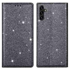 Coverup Glitter Book Case - Samsung Galaxy A05s Hoesje - Grijs