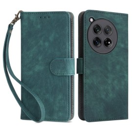 Coverup Book Case met Koord - OnePlus 12 Hoesje - Groen