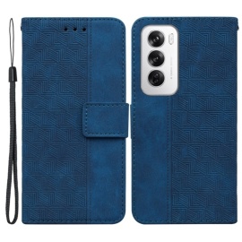 Coverup Geometric Book Case - OPPO Reno12 Hoesje - Blauw