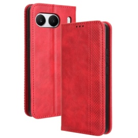 Coverup Vintage Style Book Case - OnePlus Nord 4 Hoesje - Rood