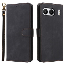 Coverup Book Case met Koord - OnePlus Nord 4 Hoesje - Zwart