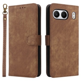 Coverup Book Case met Koord - OnePlus Nord 4 Hoesje - Bruin