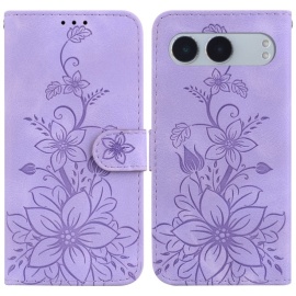 Coverup Bloemen Book Case - OnePlus Nord 4 Hoesje - Paars