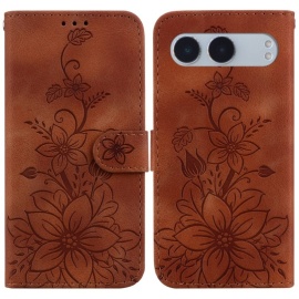 Coverup Bloemen Book Case - OnePlus Nord 4 Hoesje - Bruin