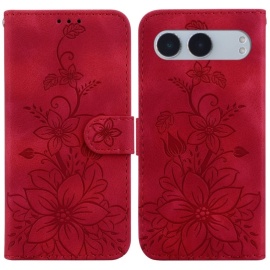 Coverup Bloemen Book Case - OnePlus Nord 4 Hoesje - Rood