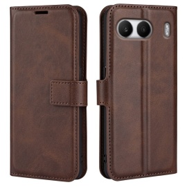 Coverup Deluxe Book Case - OnePlus Nord 4 Hoesje - Donkerbruin