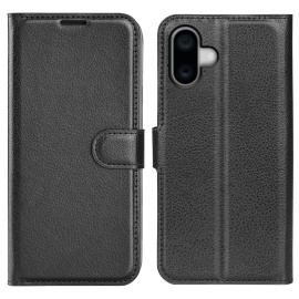Coverup Book Case - iPhone 16 Plus Hoesje - Zwart