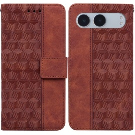 Coverup Geometric Book Case - OnePlus Nord 4 Hoesje - Bruin