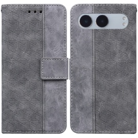 Coverup Geometric Book Case - OnePlus Nord 4 Hoesje - Grijs