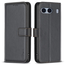 BINFEN Book Case - OnePlus Nord 4 Hoesje - Zwart