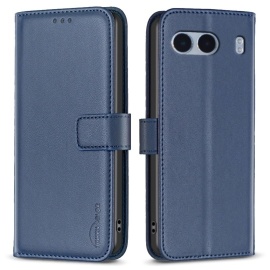 BINFEN Book Case - OnePlus Nord 4 Hoesje - Blauw