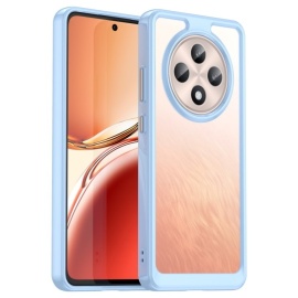 Coverup Transparant ShockProof TPU Back Cover - OPPO Reno12 F 5G Hoesje - Lichtblauw