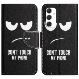 Coverup Book Case - Samsung Galaxy A16 Hoesje - Don't Touch