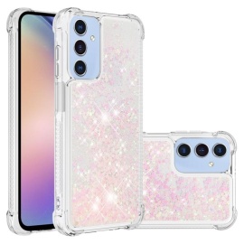 Coverup Liquid Glitter Back Cover - Samsung Galaxy A16 Hoesje - Pink