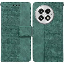 Coverup Geometric Book Case - OnePlus 13 Hoesje - Groen