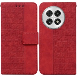 Coverup Geometric Book Case - OnePlus 13 Hoesje - Rood