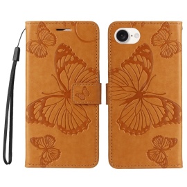 Coverup Vlinders Book Case - iPhone 16e Hoesje - Bruin