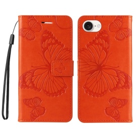 Coverup Vlinders Book Case - iPhone 16e Hoesje - Oranje