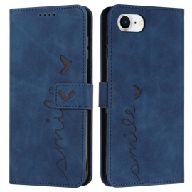 Coverup Smile Book Case - iPhone 16e Hoesje - Blauw
