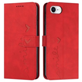 Coverup Smile Book Case - iPhone 16e Hoesje - Rood