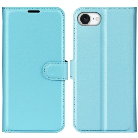 Coverup Book Case - iPhone 16e Hoesje - Lichtblauw
