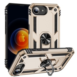 Coverup Ring Kickstand Back Cover - iPhone 16e Hoesje - Goud