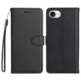 Coverup Book Case - iPhone 16e Hoesje - Zwart