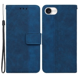 Coverup Geometric Book Case - iPhone 16e Hoesje - Blauw