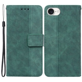 Coverup Geometric Book Case - iPhone 16e Hoesje - Groen