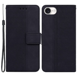 Coverup Geometric Book Case - iPhone 16e Hoesje - Zwart