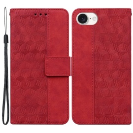 Coverup Geometric Book Case - iPhone 16e Hoesje - Rood