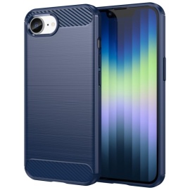Coverup Armor Brushed TPU Back Cover - iPhone 16e Hoesje - Blauw