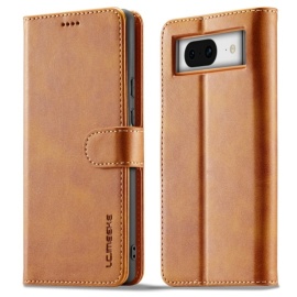 LC.IMEEKE Luxe Book Case - Google Pixel 8a Hoesje - Bruin