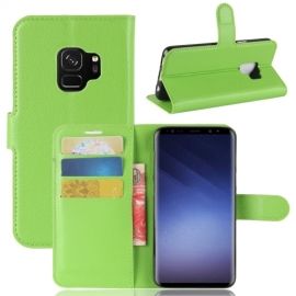 Book Case - Samsung Galaxy S9 Hoesje - Groen