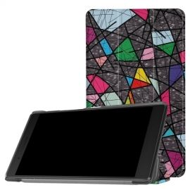 Tri-Fold Book Case - Lenovo Tab 4 7 Essential Hoesje - GeoPattern