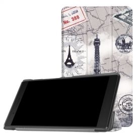 Tri-Fold Book Case - Lenovo Tab 4 7 Essential Hoesje - Eiffeltoren
