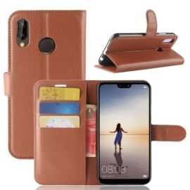 Book Case - Huawei P20 Lite Hoesje - Bruin