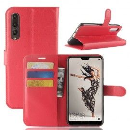 Book Case - Huawei P20 Pro Hoesje - Rood