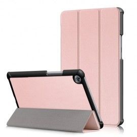 Tri-Fold Book Case met Wake/Sleep - Huawei MediaPad M5 8.4 Hoesje - Rose Gold
