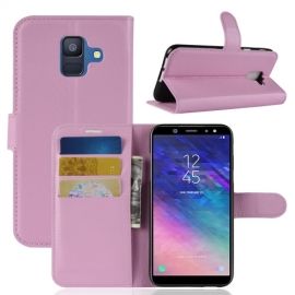 Book Case - Samsung Galaxy A6 (2018) Hoesje - Pink