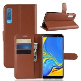 Book Case Samsung Galaxy A7 (2018) Hoesje - Bruin